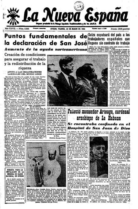 Portada Viernes 22 de  de 1963