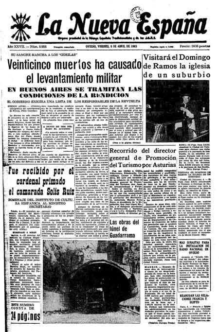 Portada Viernes 5 de  de 1963