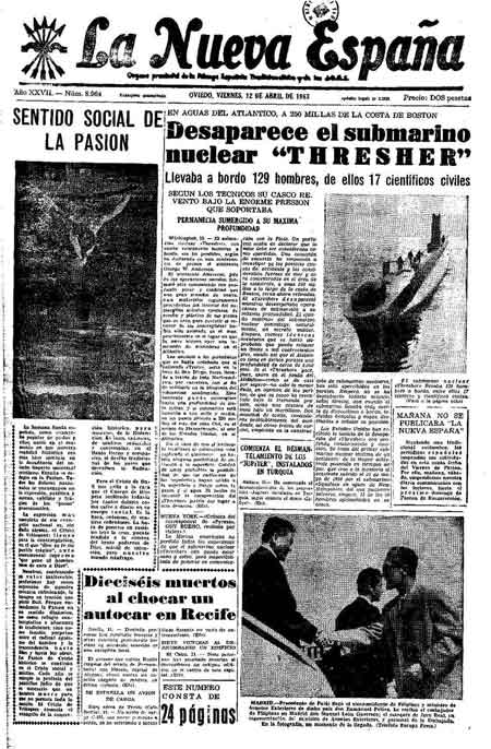 Portada Viernes 12 de  de 1963