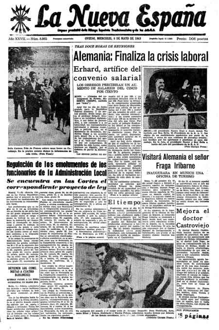 Portada Miércoles 8 de  de 1963