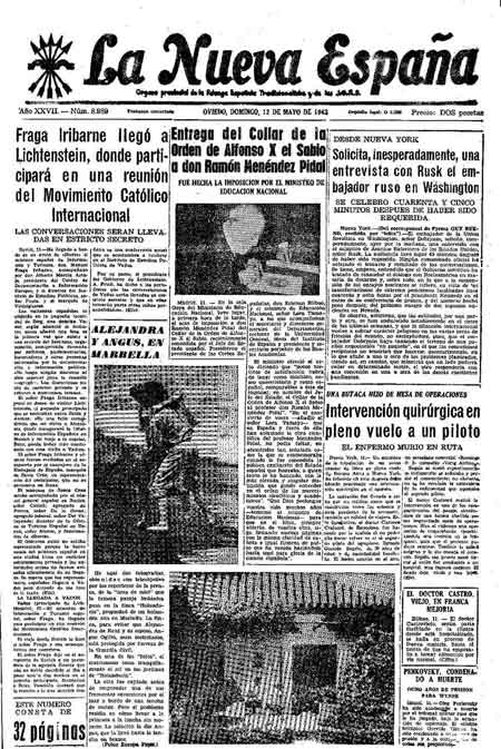 Portada Domingo 12 de  de 1963