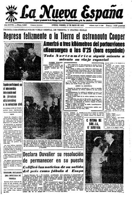 Portada Viernes 17 de  de 1963