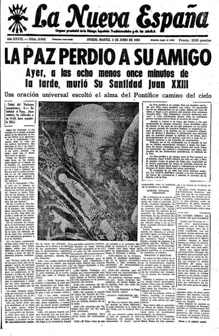 Portada Martes 4 de  de 1963