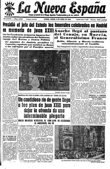 Portada Jueves 6 de  de 1963