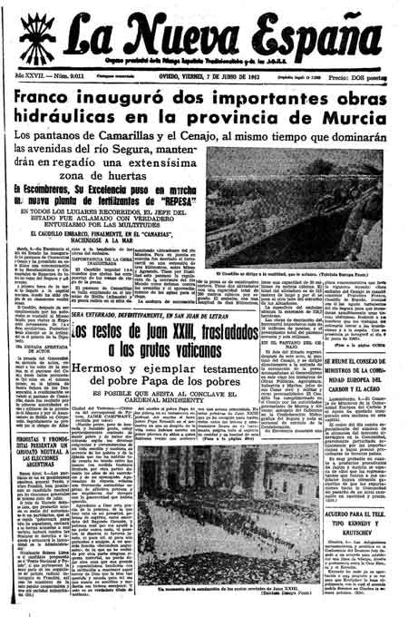 Portada Viernes 7 de  de 1963