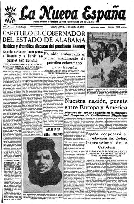 Portada Jueves 13 de  de 1963