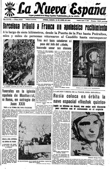 Portada Sábado 15 de  de 1963