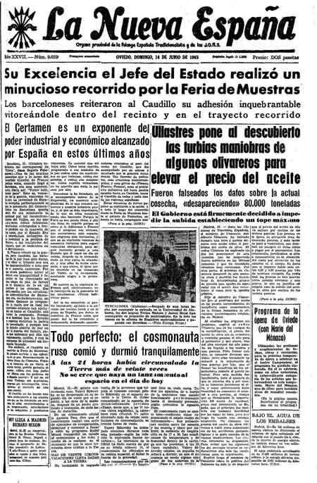 Portada Domingo 16 de  de 1963