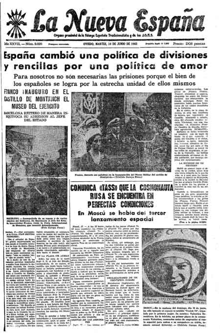 Portada Martes 18 de  de 1963