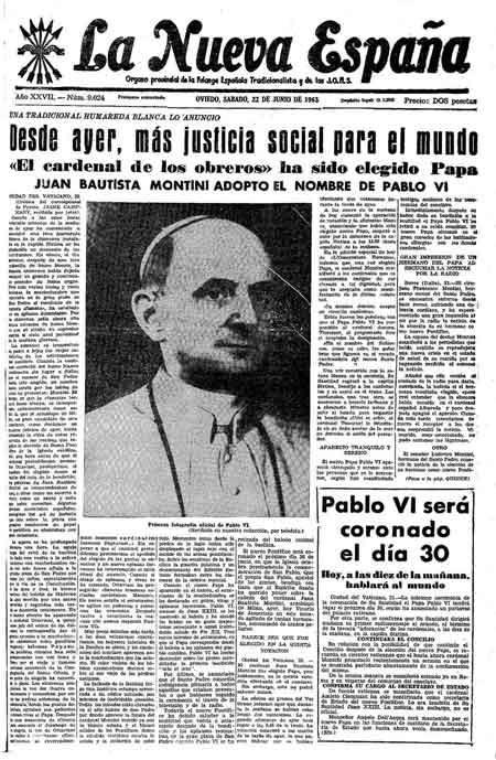 Portada Sábado 22 de  de 1963