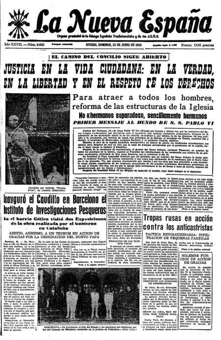 Portada Domingo 23 de  de 1963