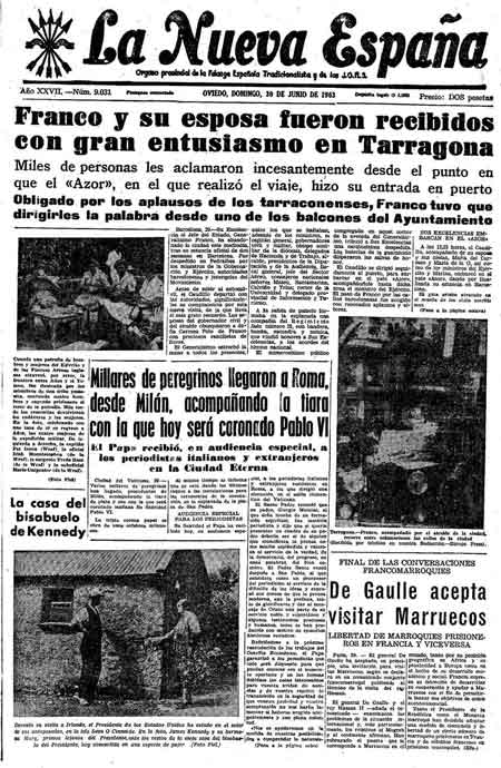 Portada Domingo 30 de  de 1963