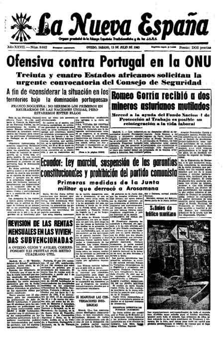 Portada Sábado 13 de  de 1963