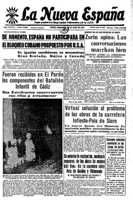 Portada Miércoles 17 de  de 1963