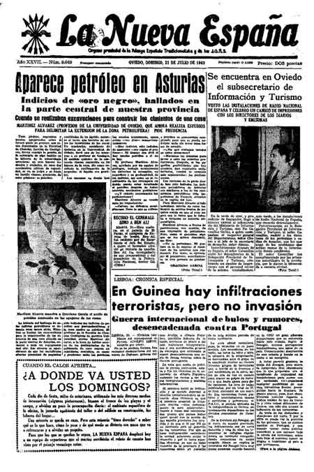 Portada Domingo 21 de  de 1963