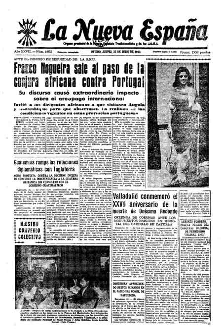 Portada Jueves 25 de  de 1963