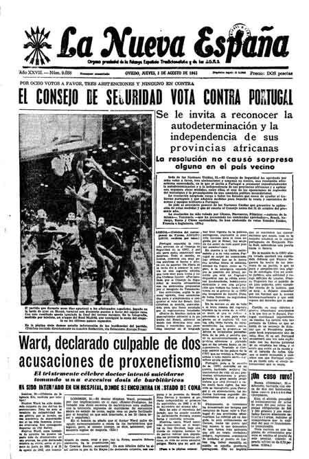 Portada Jueves 1 de  de 1963