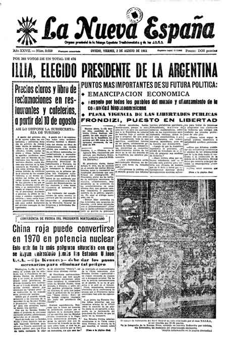 Portada Viernes 2 de  de 1963