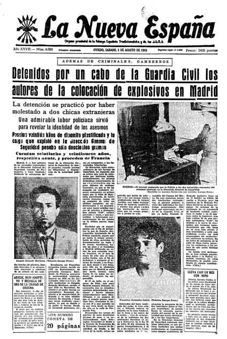 Portada Sábado 3 de  de 1963
