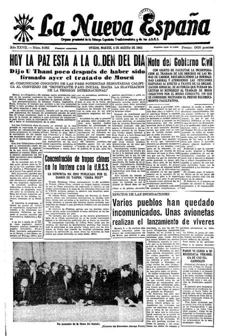 Portada Martes 6 de  de 1963