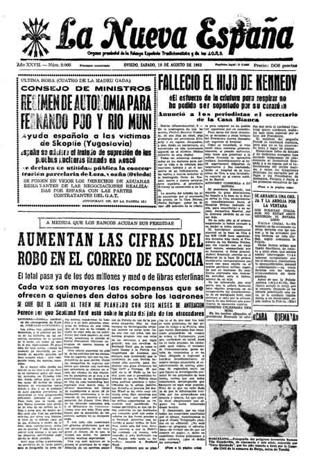 Portada Sábado 10 de  de 1963