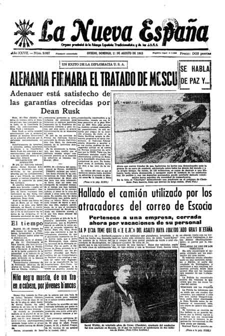 Portada Domingo 11 de  de 1963