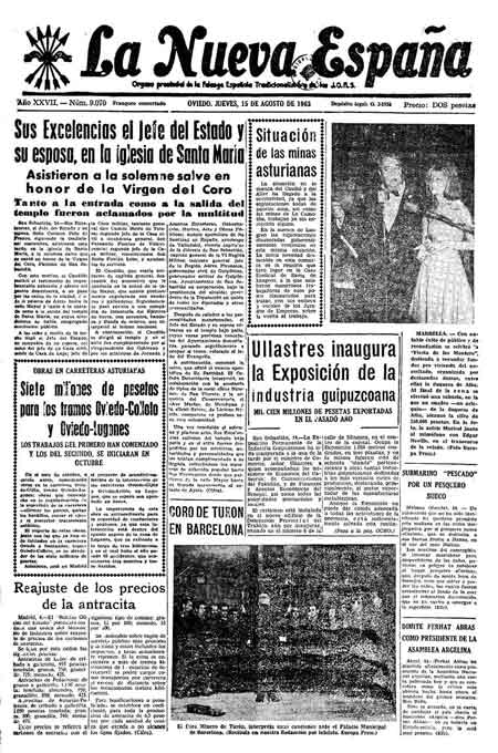 Portada Jueves 15 de  de 1963