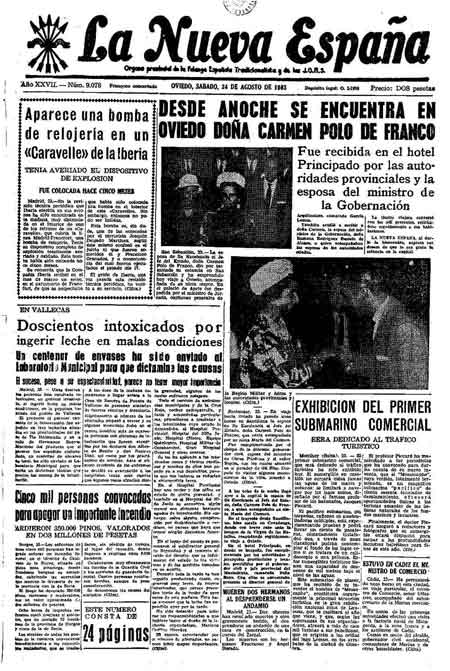 Portada Sábado 24 de  de 1963