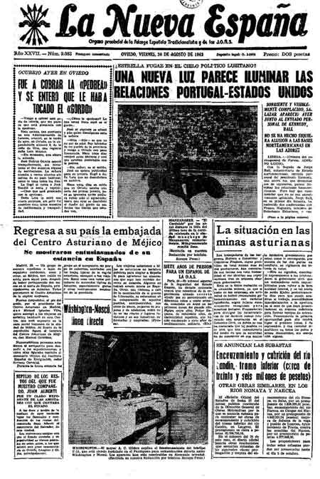 Portada Viernes 30 de  de 1963
