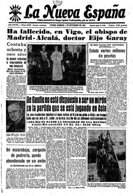 Portada Domingo 1 de  de 1963