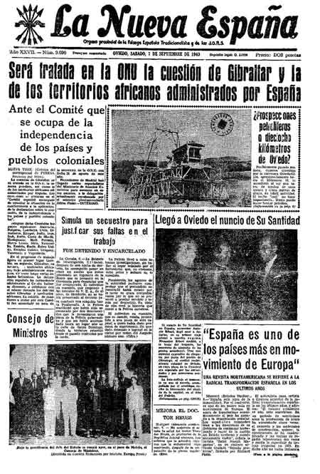 Portada Sábado 7 de  de 1963