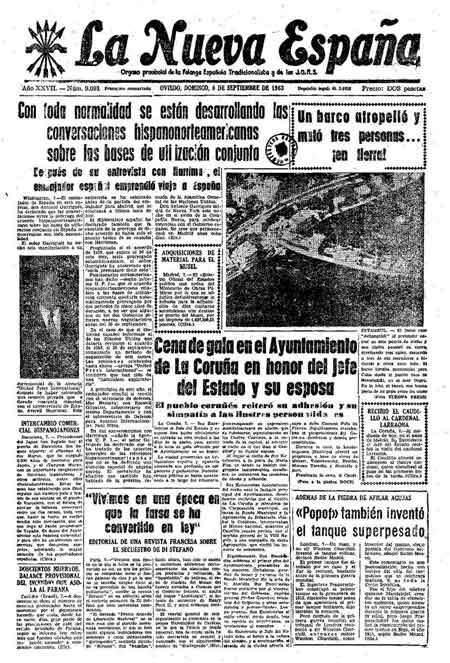 Portada Domingo 8 de  de 1963