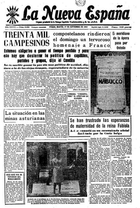 Portada Martes 17 de  de 1963