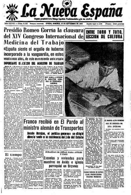 Portada Domingo 22 de  de 1963
