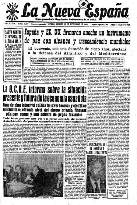 Portada Viernes 27 de  de 1963
