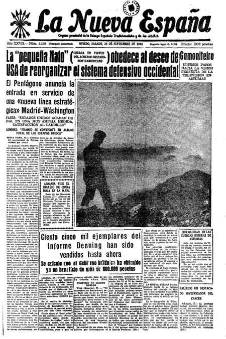 Portada Sábado 28 de  de 1963