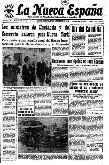 Portada Domingo 29 de  de 1963