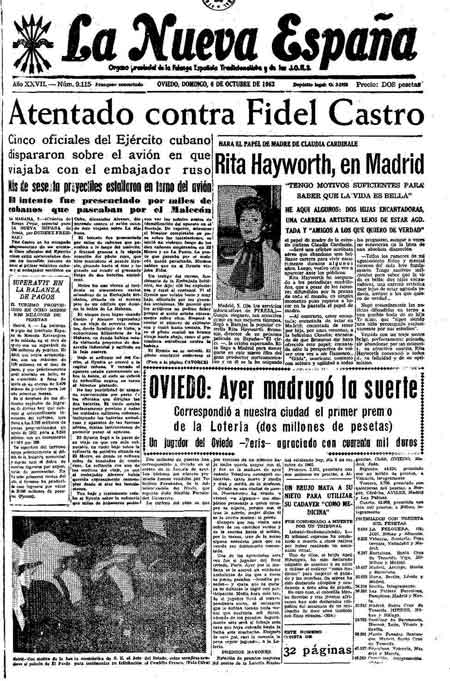 Portada Domingo 6 de Octubre de 1963
