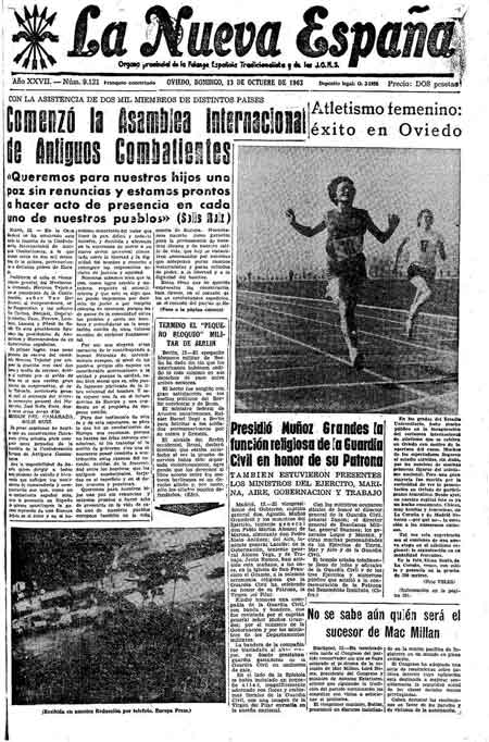 Portada Domingo 13 de Octubre de 1963