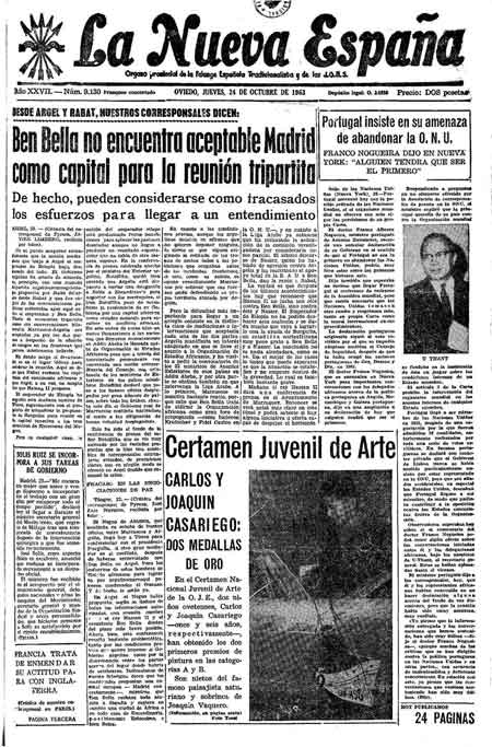 Portada Jueves 24 de Octubre de 1963
