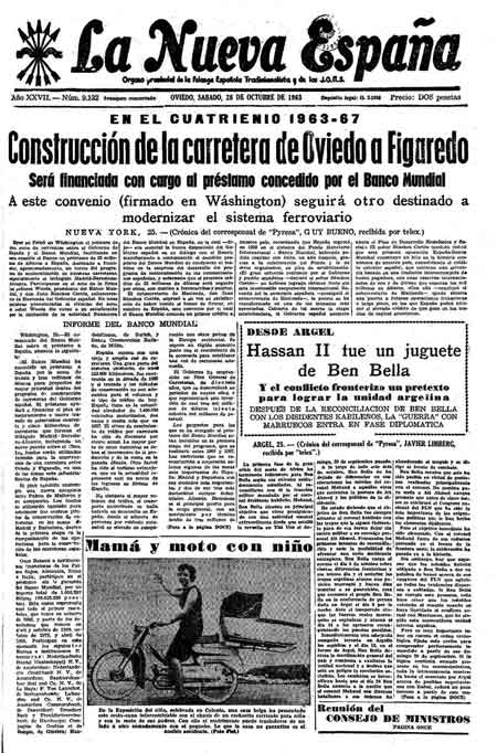 Portada Sábado 26 de Octubre de 1963