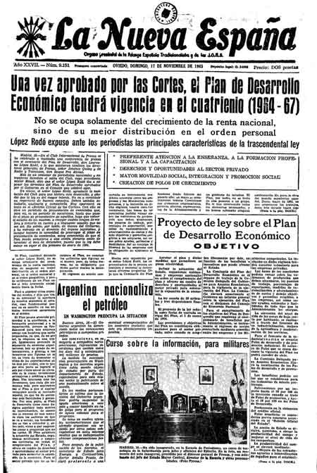 Portada Domingo 17 de Noviembre de 1963