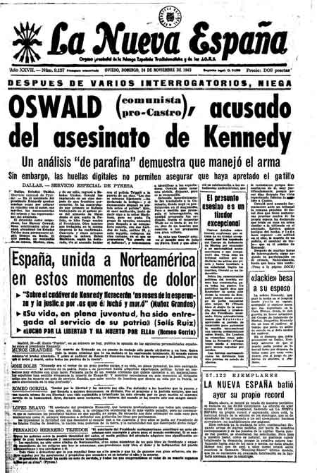 Portada Domingo 24 de Noviembre de 1963