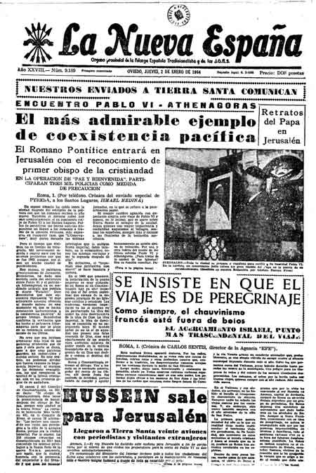 Portada Jueves 2 de  de 1964