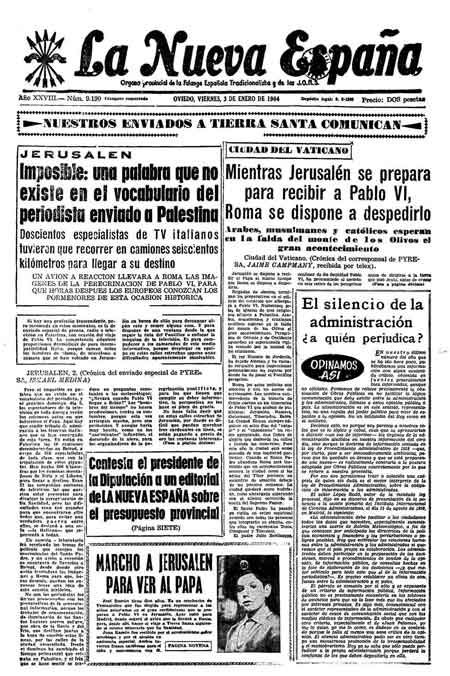 Portada Viernes 3 de  de 1964