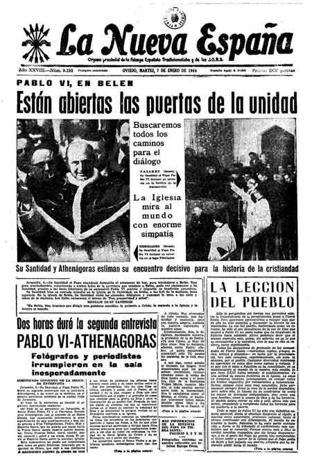 Portada Martes 7 de  de 1964