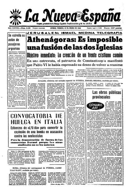 Portada Viernes 10 de  de 1964