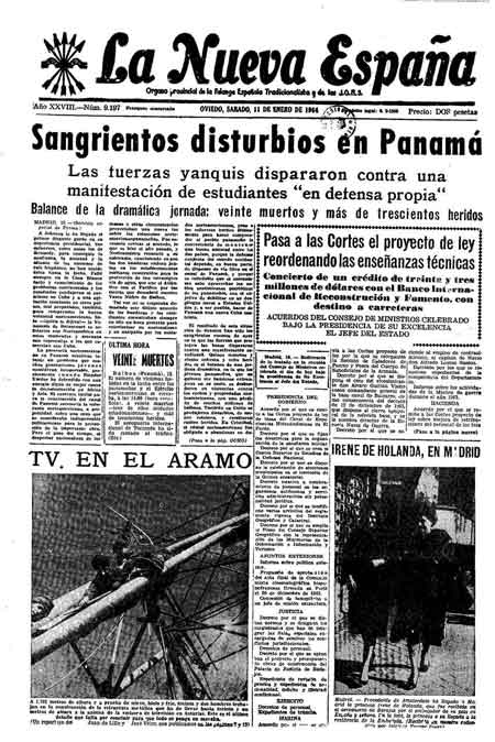 Portada Sábado 11 de  de 1964