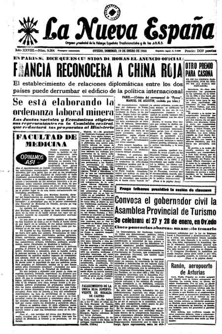 Portada Domingo 19 de  de 1964