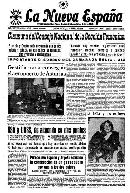 Portada Jueves 23 de  de 1964